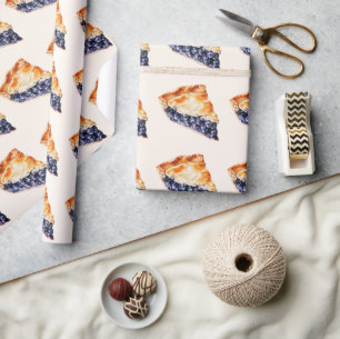 Papier Cadeau Tarte aux myrtilles