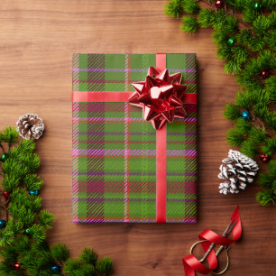 Papier Cadeau Tarte rouge et verte
