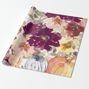 Papier Cadeau Tatouage floral