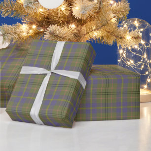 Papier Cadeau Taylor Ancien Tartan écossais