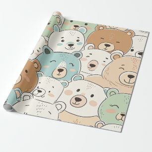 Papier Cadeau teddy bear