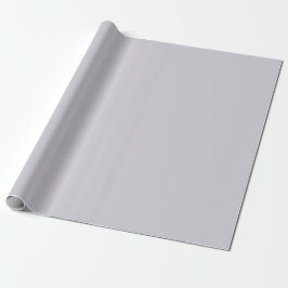 Papier Cadeau Teinte de couleur gris platine hiver uni