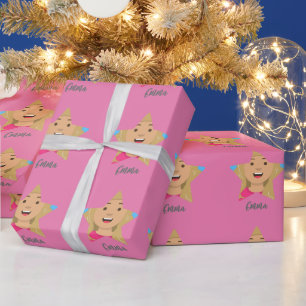 Papier Cadeau Téléchargez votre Superstar Star Shape Motif Chris