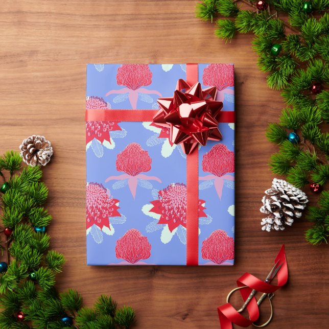 Papier Cadeau Telopea (Cadeau de vacances)
