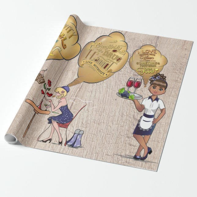 Papier Cadeau Temps de pause magique créative avec amis (Déroulé)