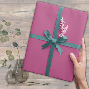 Papier Cadeau Tendance Couleur rose Purple Berry Enveloppement P