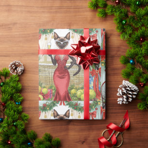 Papier Cadeau Tennis Christmas Party Thème pour Amoureux de les 