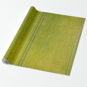 Papier Cadeau Terrain d'herbe verte