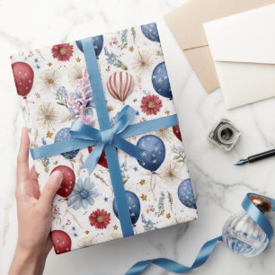 Papier Cadeau Terre de la Liberté, 250 Ans de Liberté