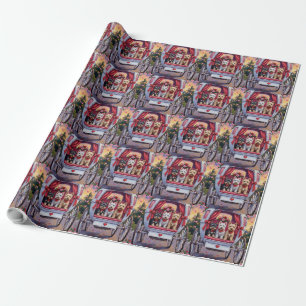 Papier Cadeau Tervueren écossais Saint-Valentin