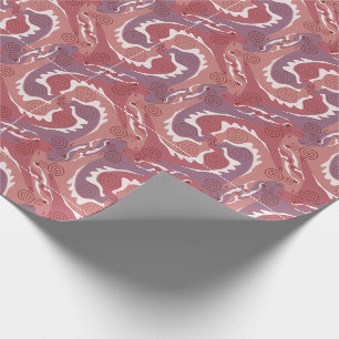 Papier Cadeau Tesselation de hares à torsion stylisée 8 Wrapper