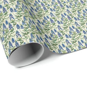 Papier Cadeau Texas Bluebonnet Cadeau Papier à envelopper Lupine