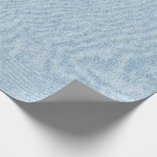 Papier Cadeau Texture bleu-clair de denim