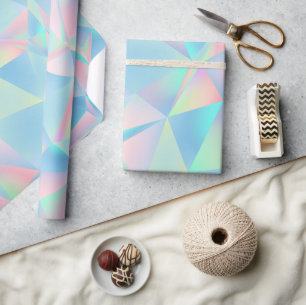 Papier Cadeau Texture brillante opale