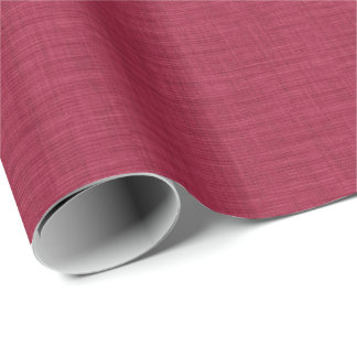 Papier Cadeau Texture de lin beige simple minimaliste