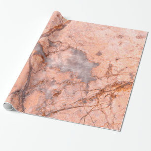 Papier Cadeau Texture de marbre rose et gris