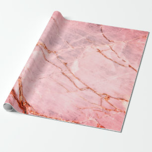 Papier Cadeau Texture de pierre de marbre rouge moderne cool