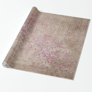 Papier Cadeau Texture des Damas vieilles