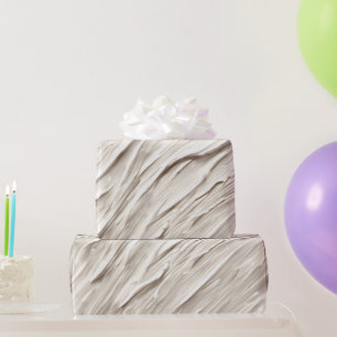 Papier Cadeau Texture d'ivoire abstrait