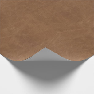 Papier Cadeau Texture en cuir Brown Decoupage