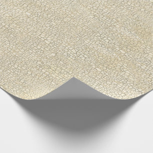 Papier Cadeau Texture ene ivoire de craquement