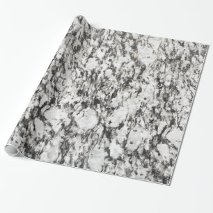 Papier Cadeau texture granite Arrière - plan de marbre en noir
