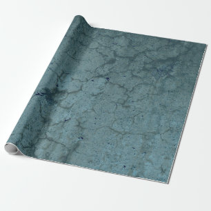Papier Cadeau Texture Grunge Turquoise Bleu Vintage Découpage