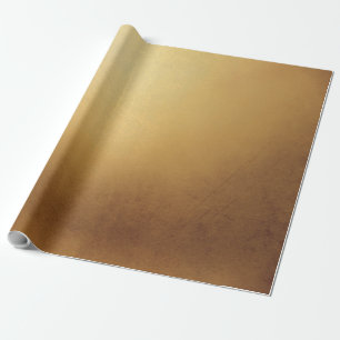 Papier Cadeau Texture métallique affligée 3 d'or
