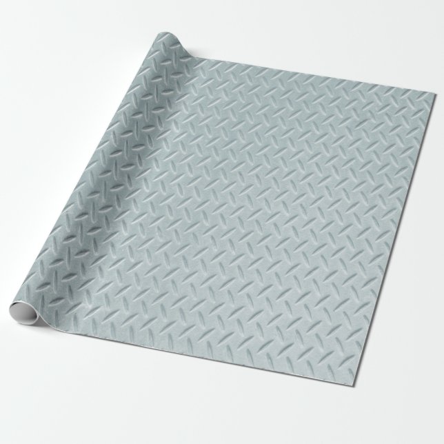 Papier Cadeau texture métallique grise (Déroulé)