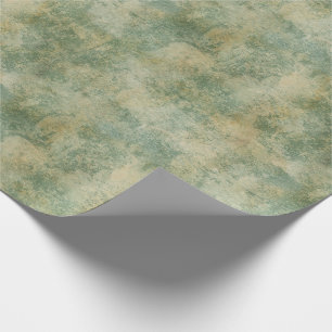 Papier Cadeau Texture rustique verte
