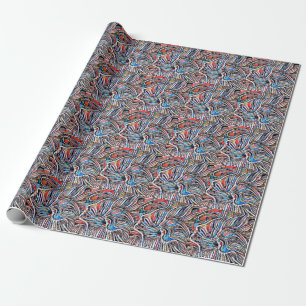 Papier Cadeau Textures brisées : Unité de verre tendue