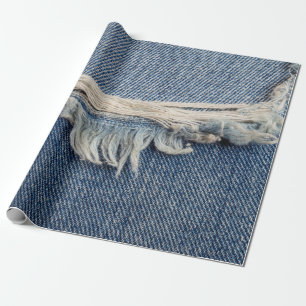 Papier Cadeau Textures déchiré jeans arrière - plan.