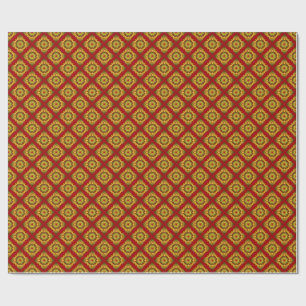 Papier Cadeau thai ikat sans couture arrière - plan motif