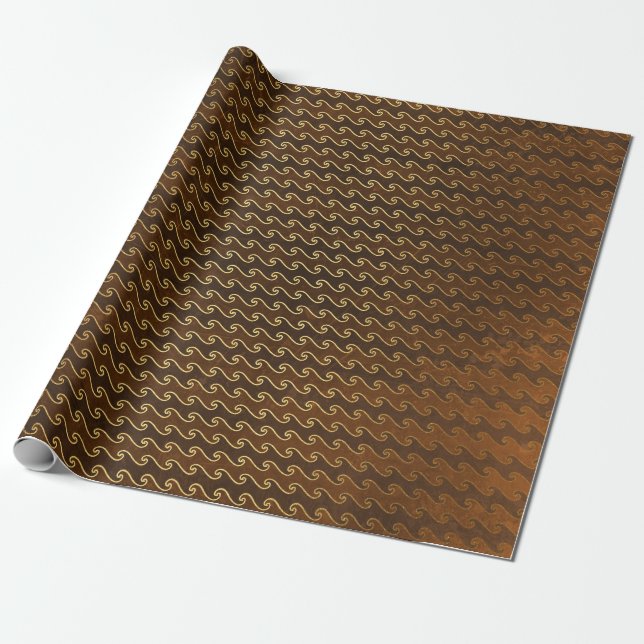 Papier Cadeau Thankesgiving Gold Foil (Déroulé)