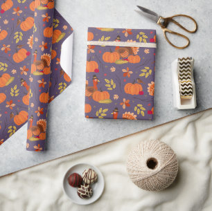 Papier Cadeau Thanksgiving Turquie
