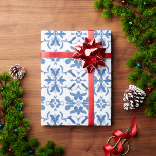 Papier Cadeau Thé pour deux – Fête florale de 2e anniversaire