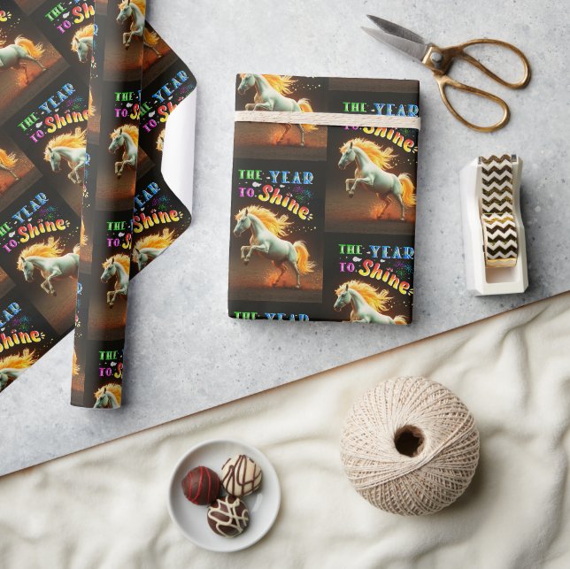 Papier Cadeau The Year To Shine (Artisanat)