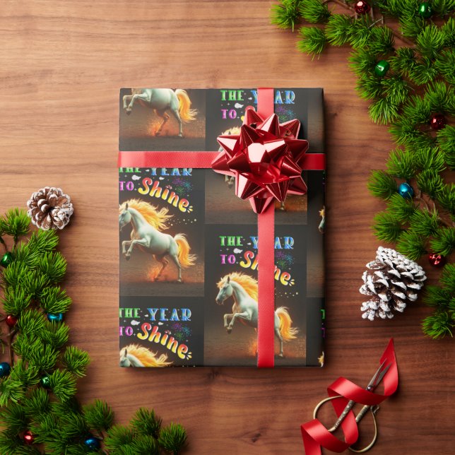 Papier Cadeau The Year To Shine (Cadeau de vacances)