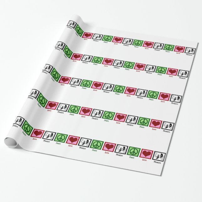 Papier Cadeau Théâtre d'amour de paix (Déroulé)