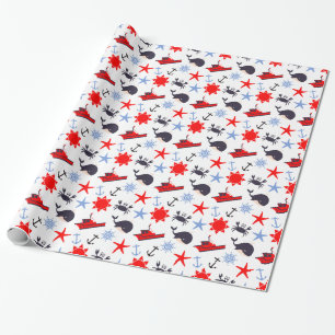 Papier Cadeau Thème nautique #2