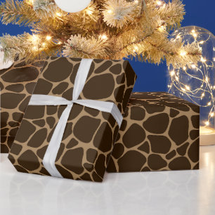 Papier Cadeau Thème Safari   Giraffe Imprimer Cadeau