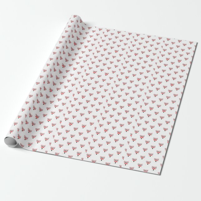 Papier Cadeau Thérapeute Physique Actionné Avec Café (Déroulé)