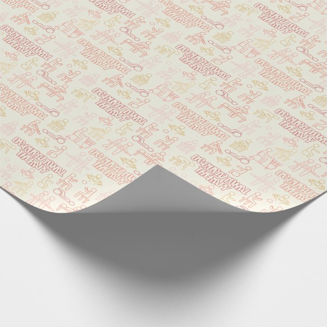 Papier Cadeau Thérapie professionnelle (chaude) (Coin)