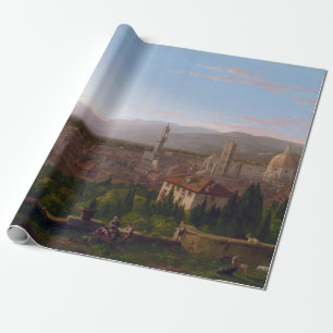 Papier Cadeau Thomas Cole Vue de Florence