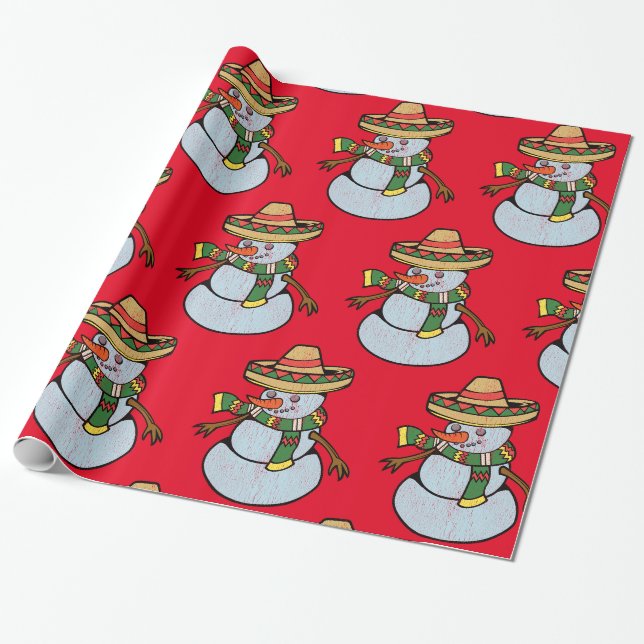 Papier Cadeau Thunder_Cove de Sombrero Père Noël (Déroulé)
