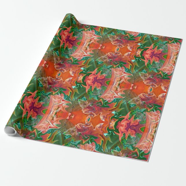 Papier Cadeau Tiki Garden..... (Déroulé)