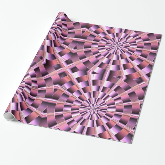Papier Cadeau Tissu Quantum 1 Papier d'enveloppement (Déroulé)