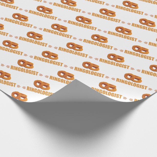 Papier Cadeau Titre humoristique de l'anneau d'oignon (Coin)