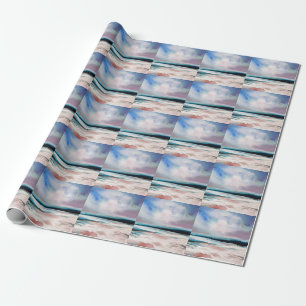 Papier Cadeau Toile Abstraite : Texture contemporaine