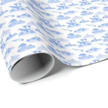 Toile aux Dinosaures (Bleu Periwinkle) 